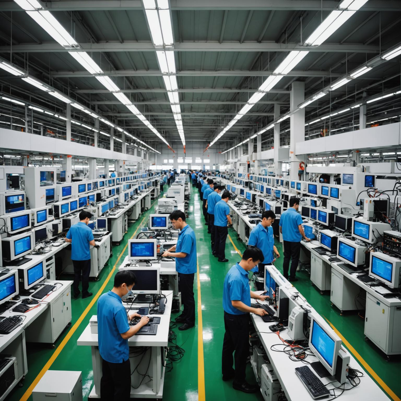 charger factory charger assembly plant USB charger production portable charger production