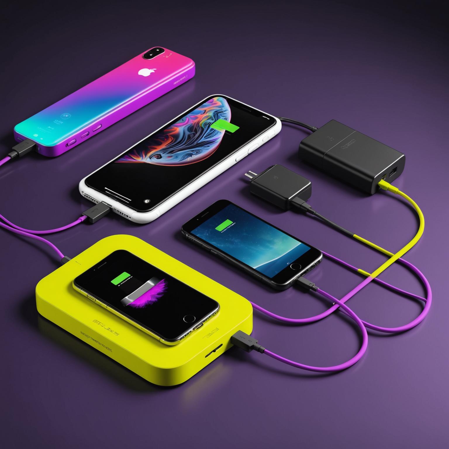 iphone data cable fast charging iPhone cable premium iPhone charger 3-in-1 charging cable power bank 10000mAh fast charge