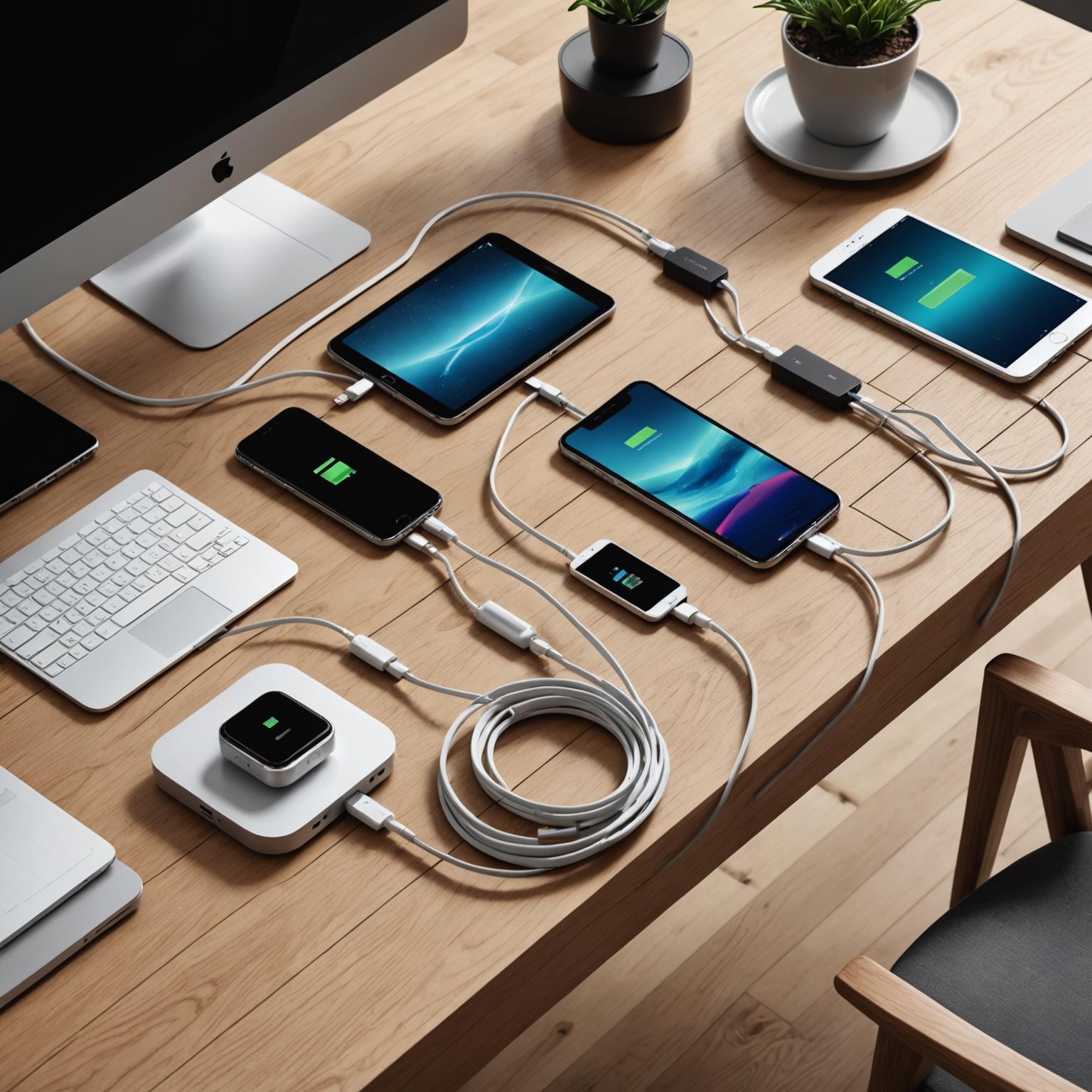 four in one data cable 4 in 1 charging cable data transfer cable fast charging data cable 4 in 1 Type C cable