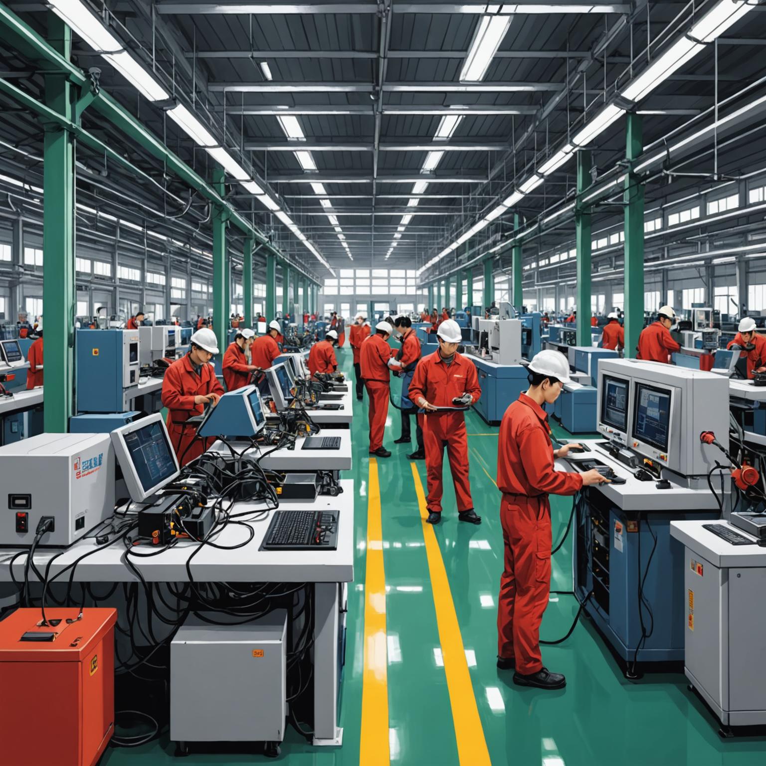 charger factory charger assembly plant USB charger production portable charger production