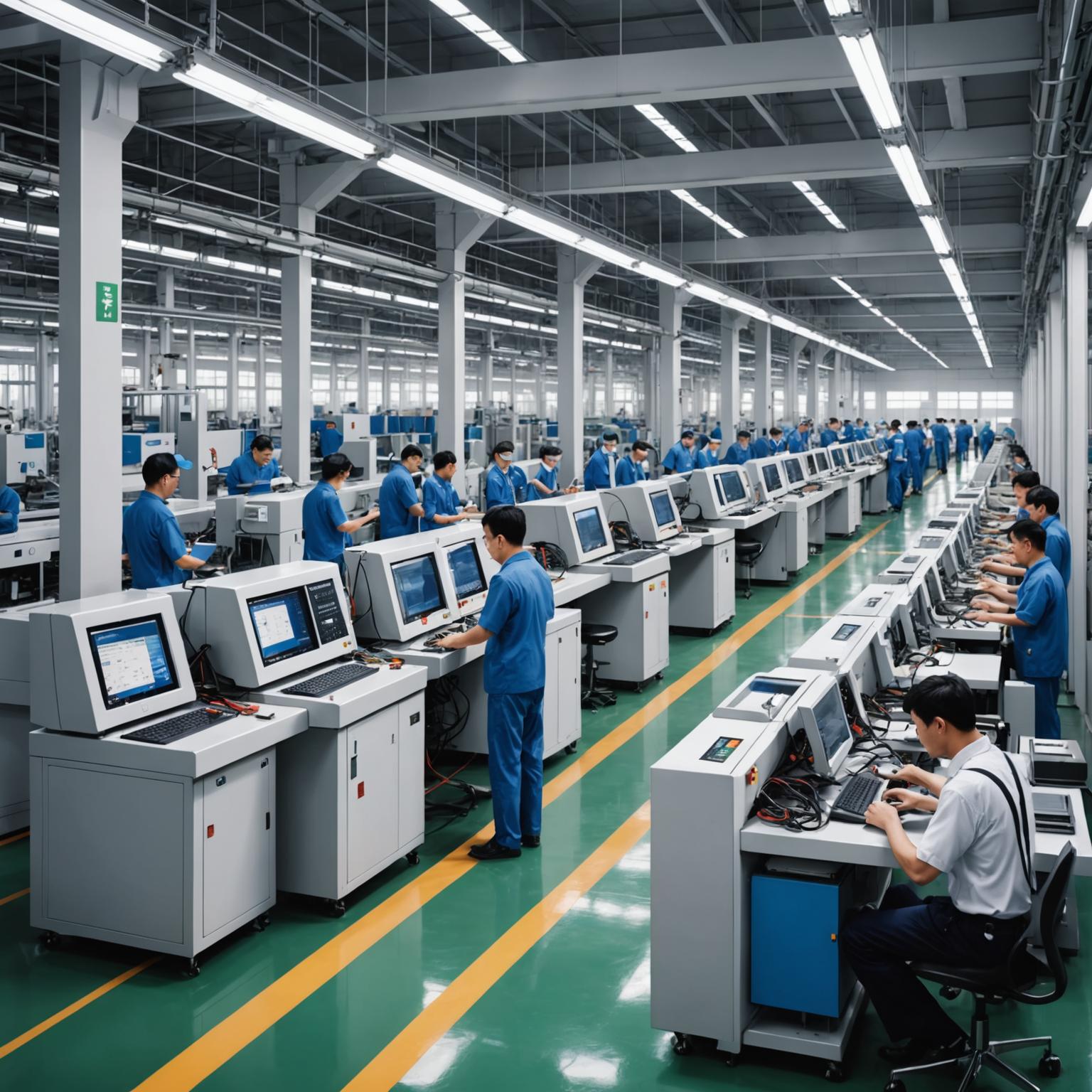 charger factory charger assembly plant USB charger production portable charger production