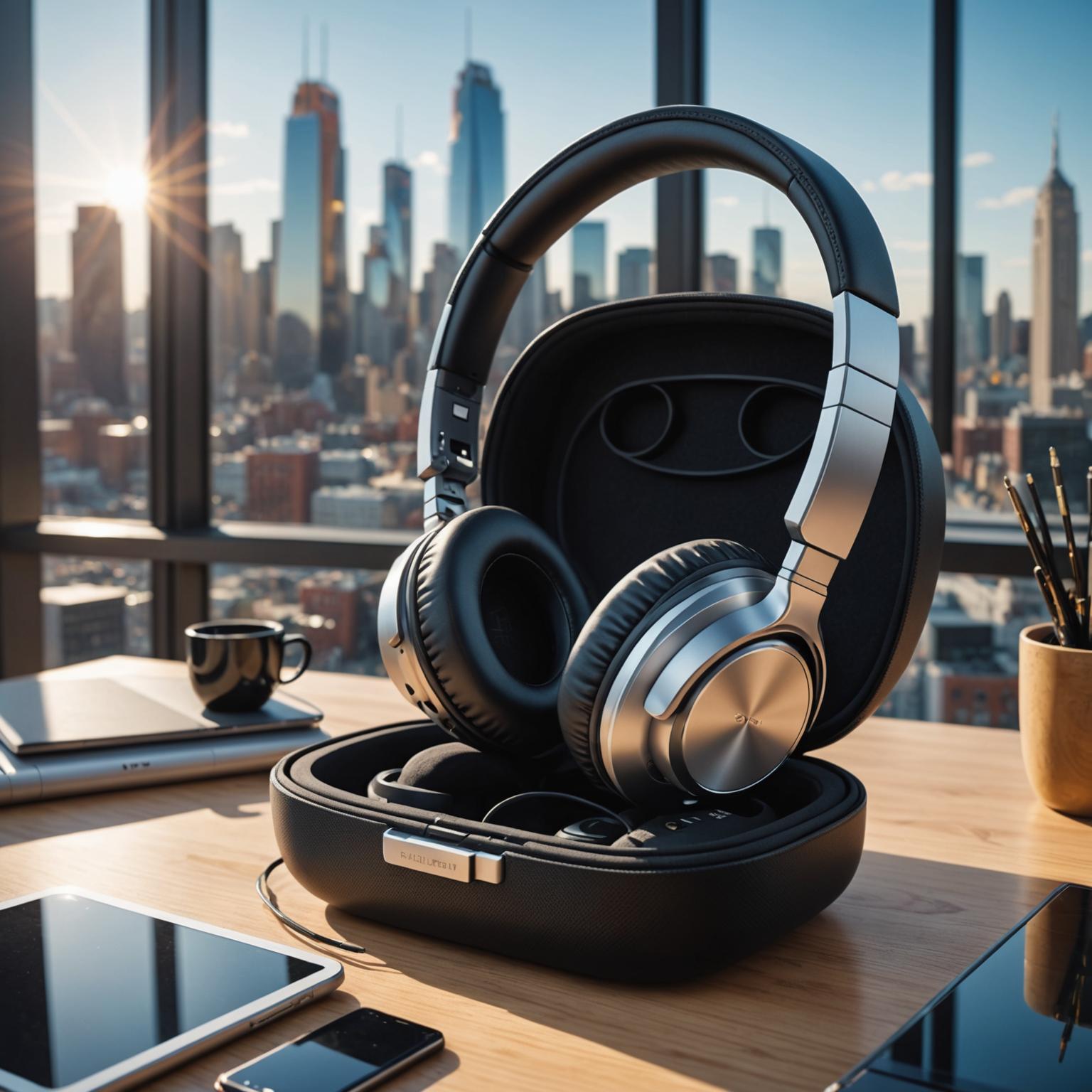 Headphones protective case headphones case travel case for headphones hard shell headphone case noise cancelling headphones case