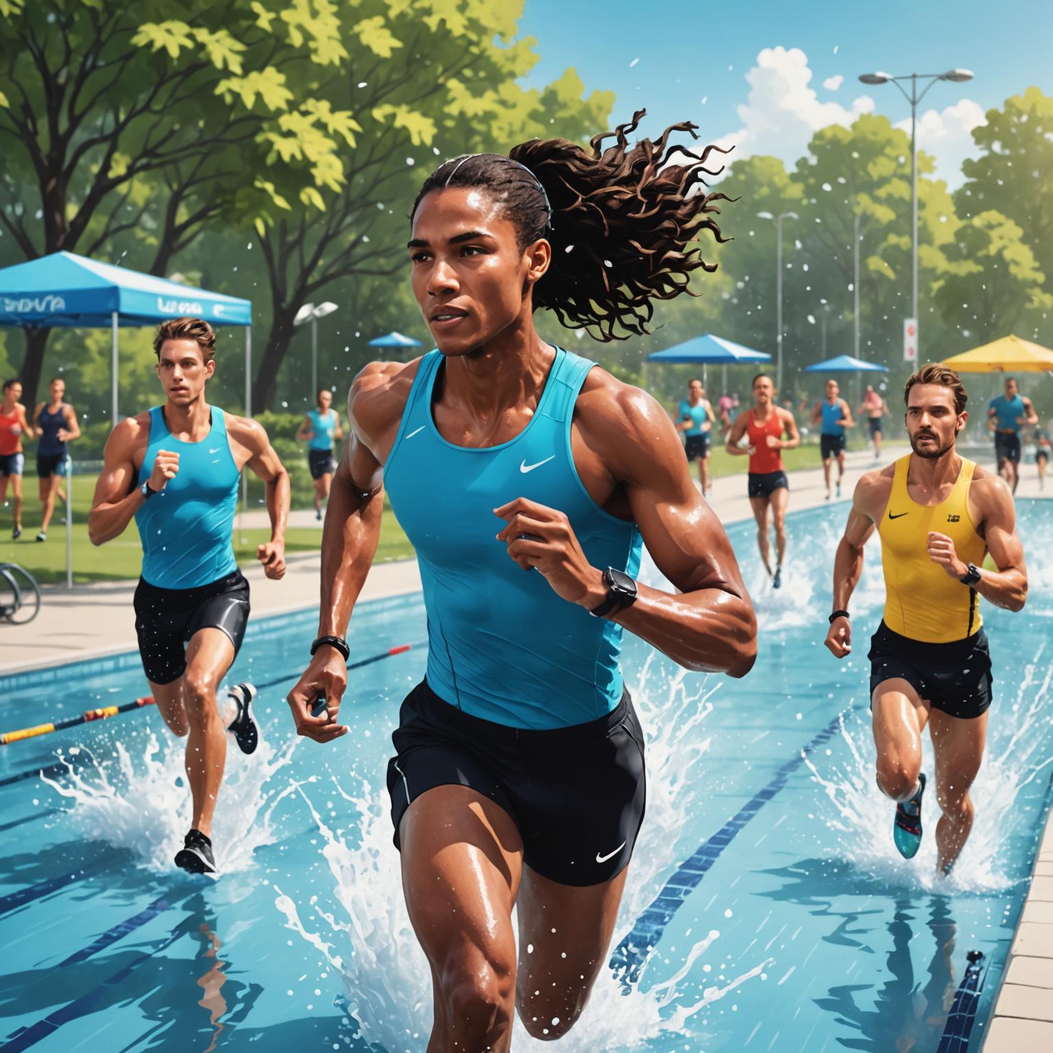 waterproof earphone water-resistant earbuds swimming earphones running earphones