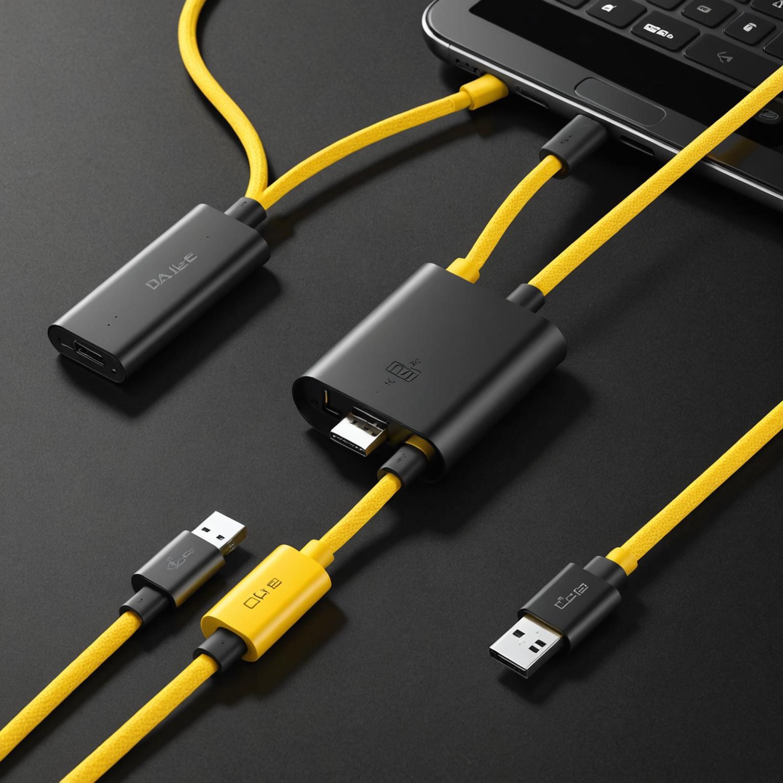 four in one data cable 4 in 1 charging cable data transfer cable fast charging data cable 4 in 1 Type C cable