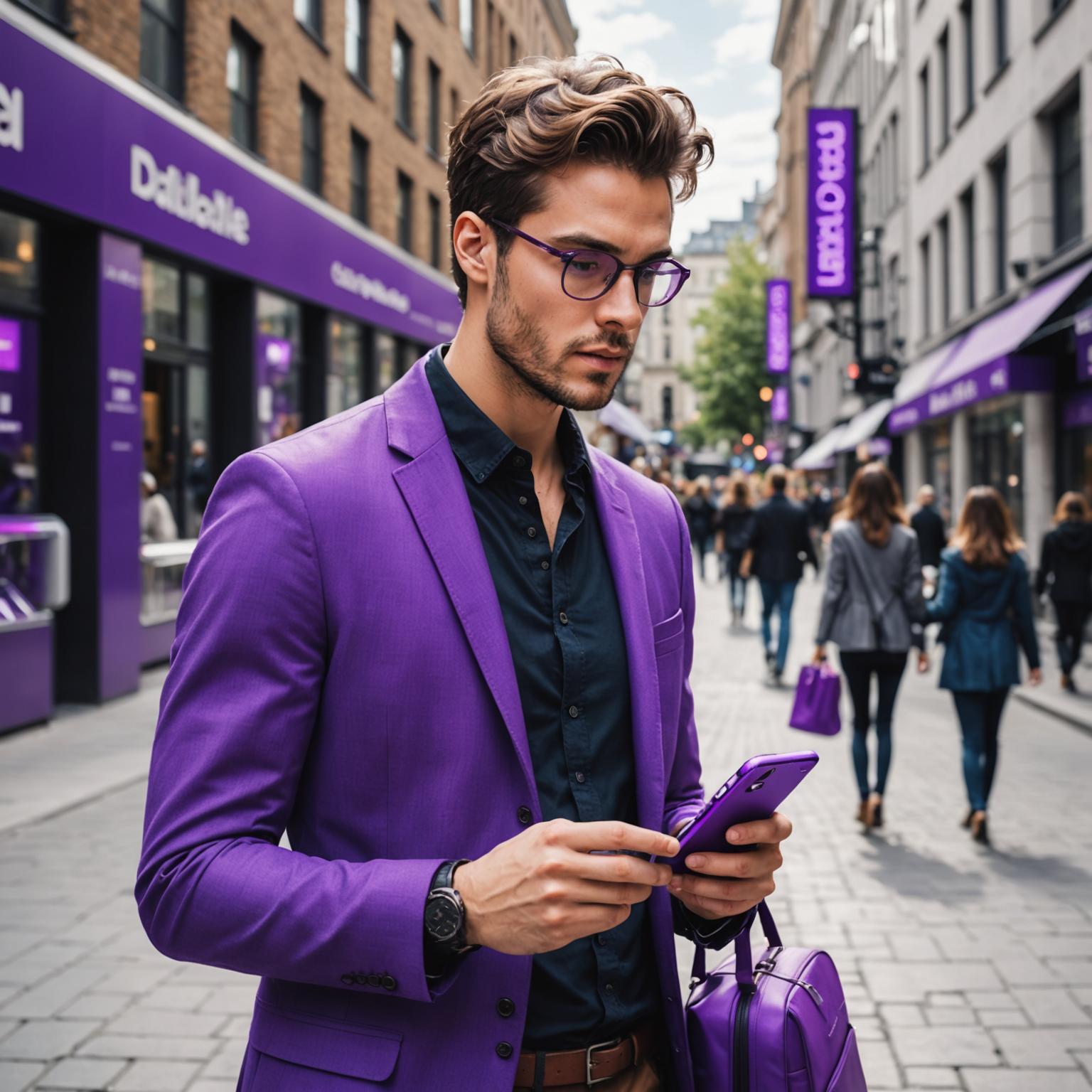 purple power bank stylish power banks universal power bank purple color tech accessories