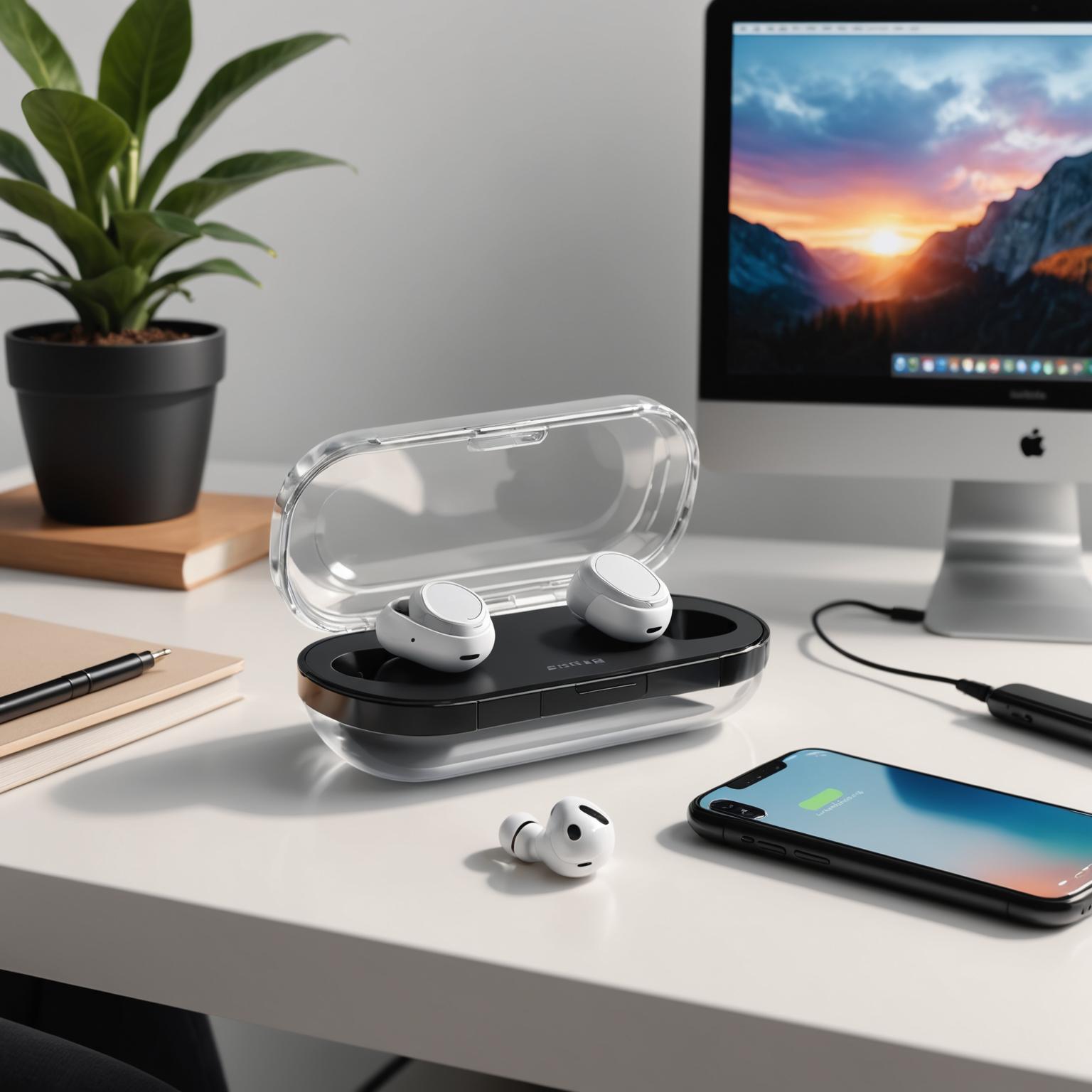 clear earphone case transparent earphone case waterproof clear earphone case protective earphone case