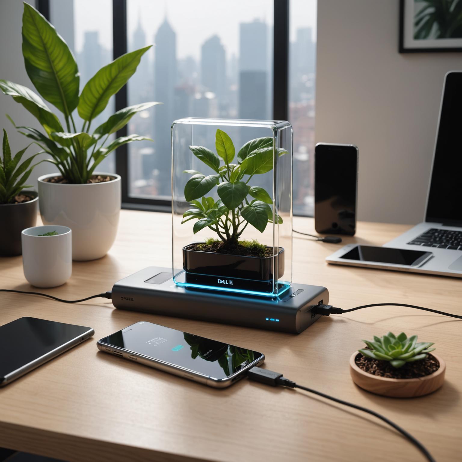 power bank glass transparent power bank eco-friendly power banks power bank with USB-C