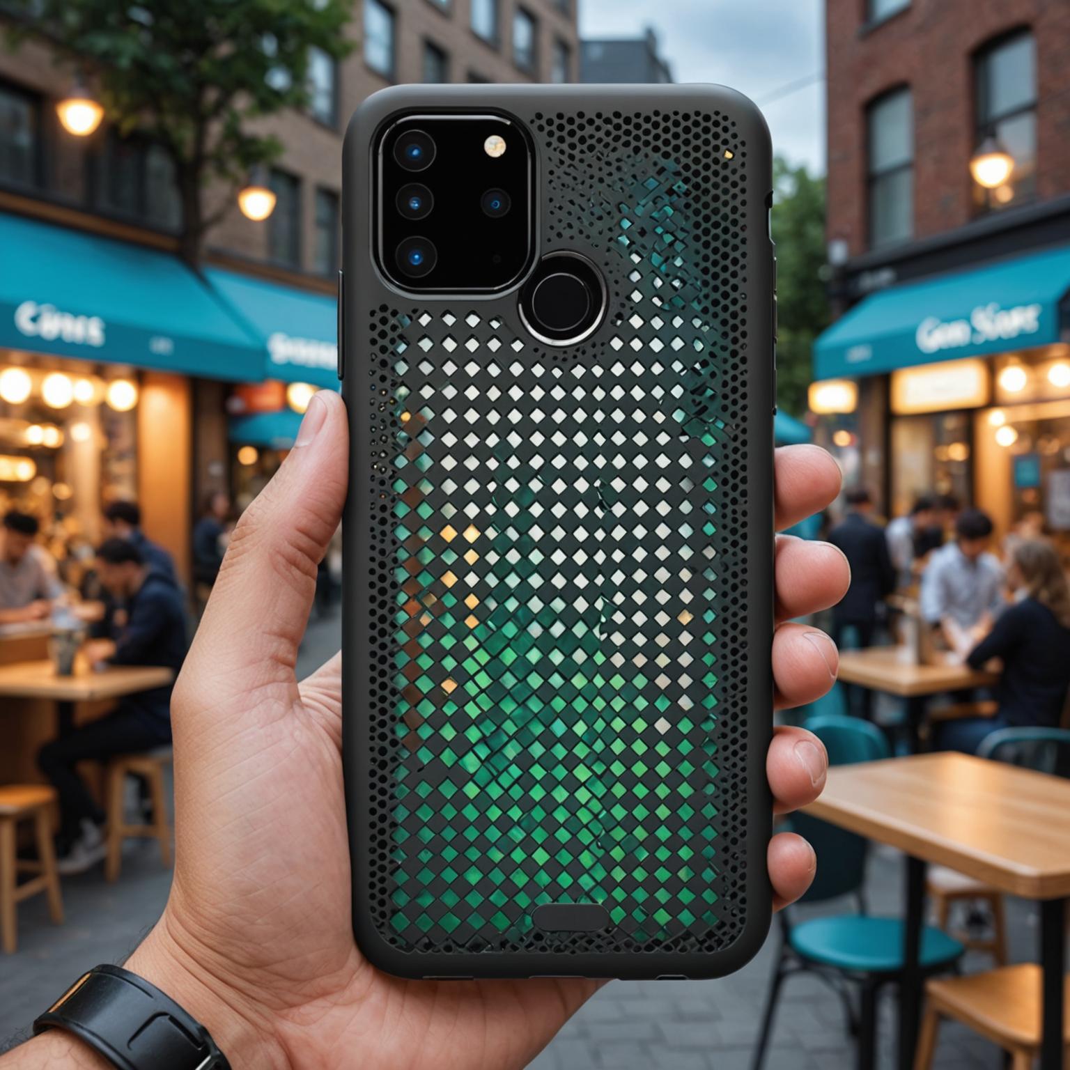 Breathable phone case airflow phone case cooling phone case moisture-wicking phone case