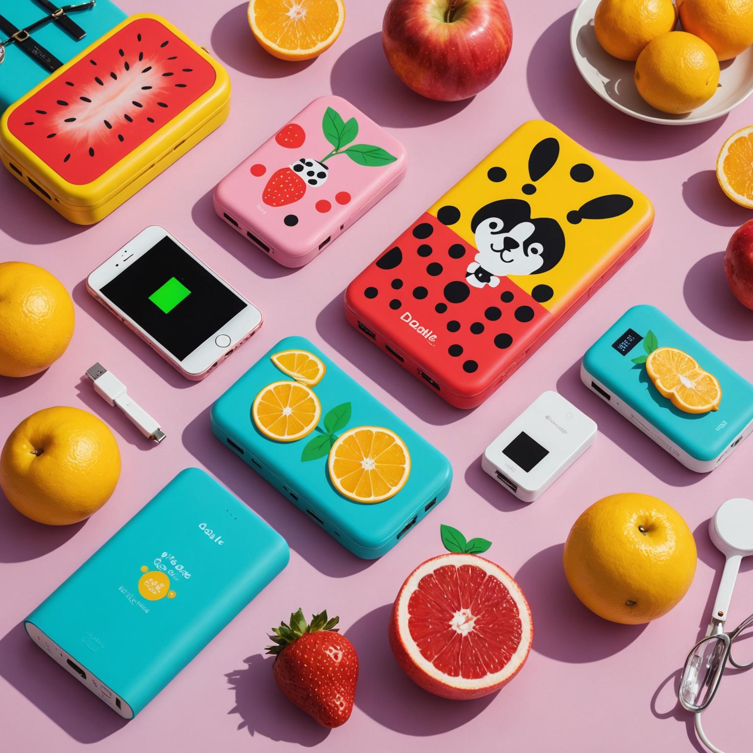cute power bank fashionable power bank colorful power banks funny power bank