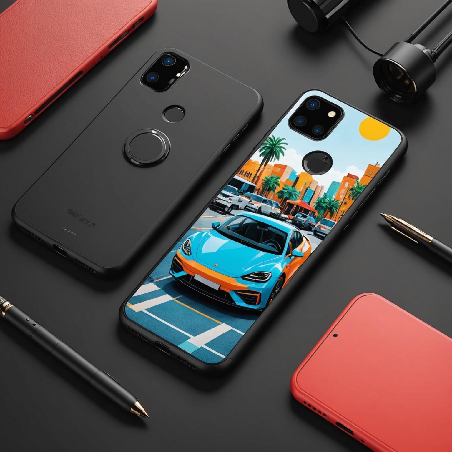 3 in 1 phone cover multi-functional phone case