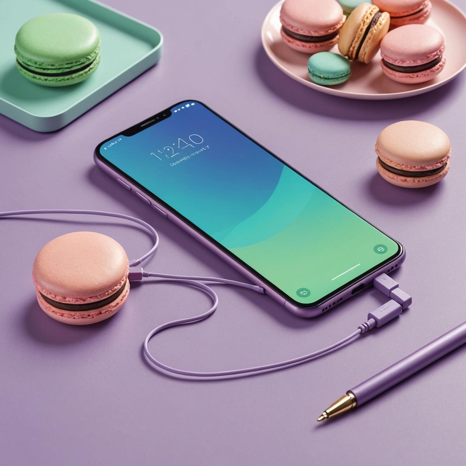 Macaron Colors data cable cute data cables macaron themed accessories