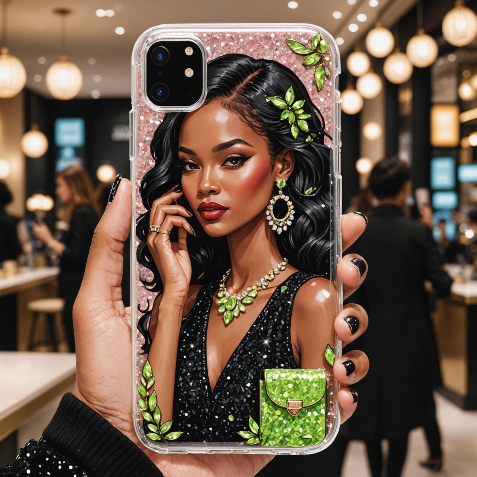 Diamond phone case bling phone case women's diamond phone case