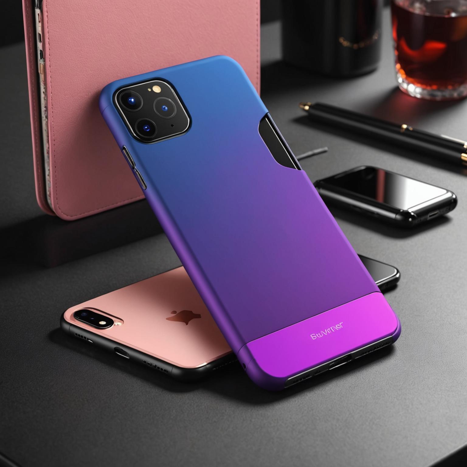 3 in 1 phone cover multi-functional phone case