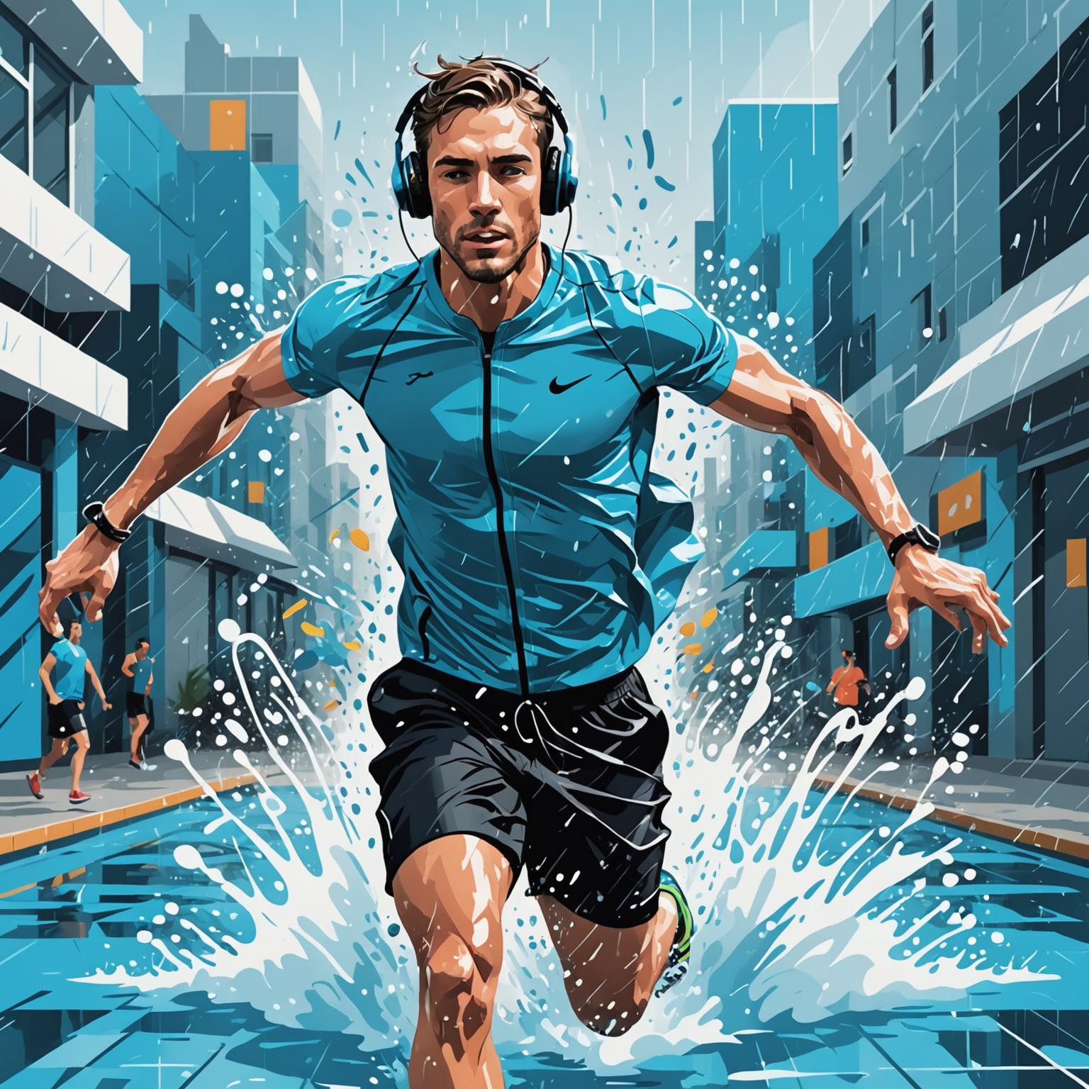 wateroroof earphone swim-proof earphones bluetooth waterproof earphones