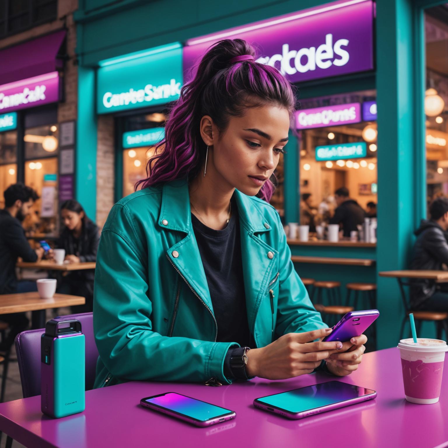 purple power bank purple external battery high-capacity purple power bank