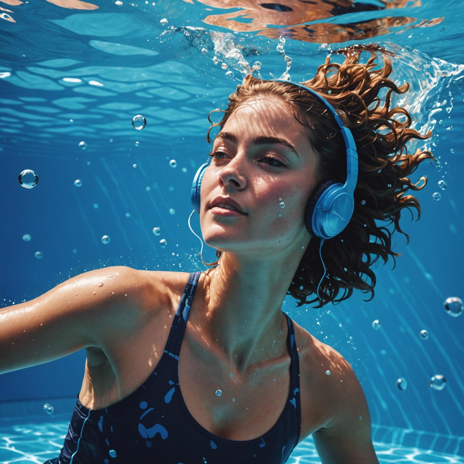 wateroroof earphone swim-proof earphones bluetooth waterproof earphones