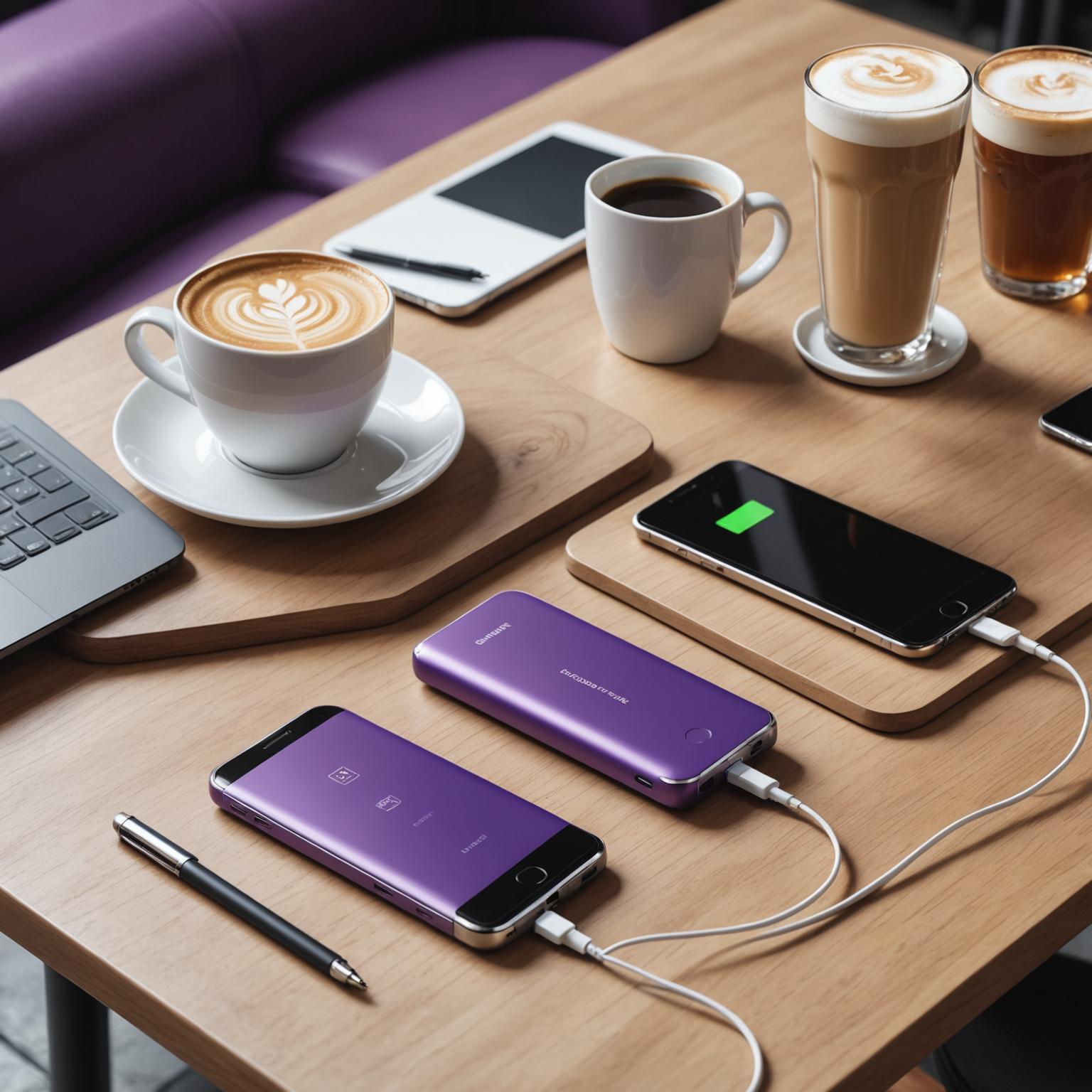 purple power bank purple portable charger stylish purple power bank purple charging bank
