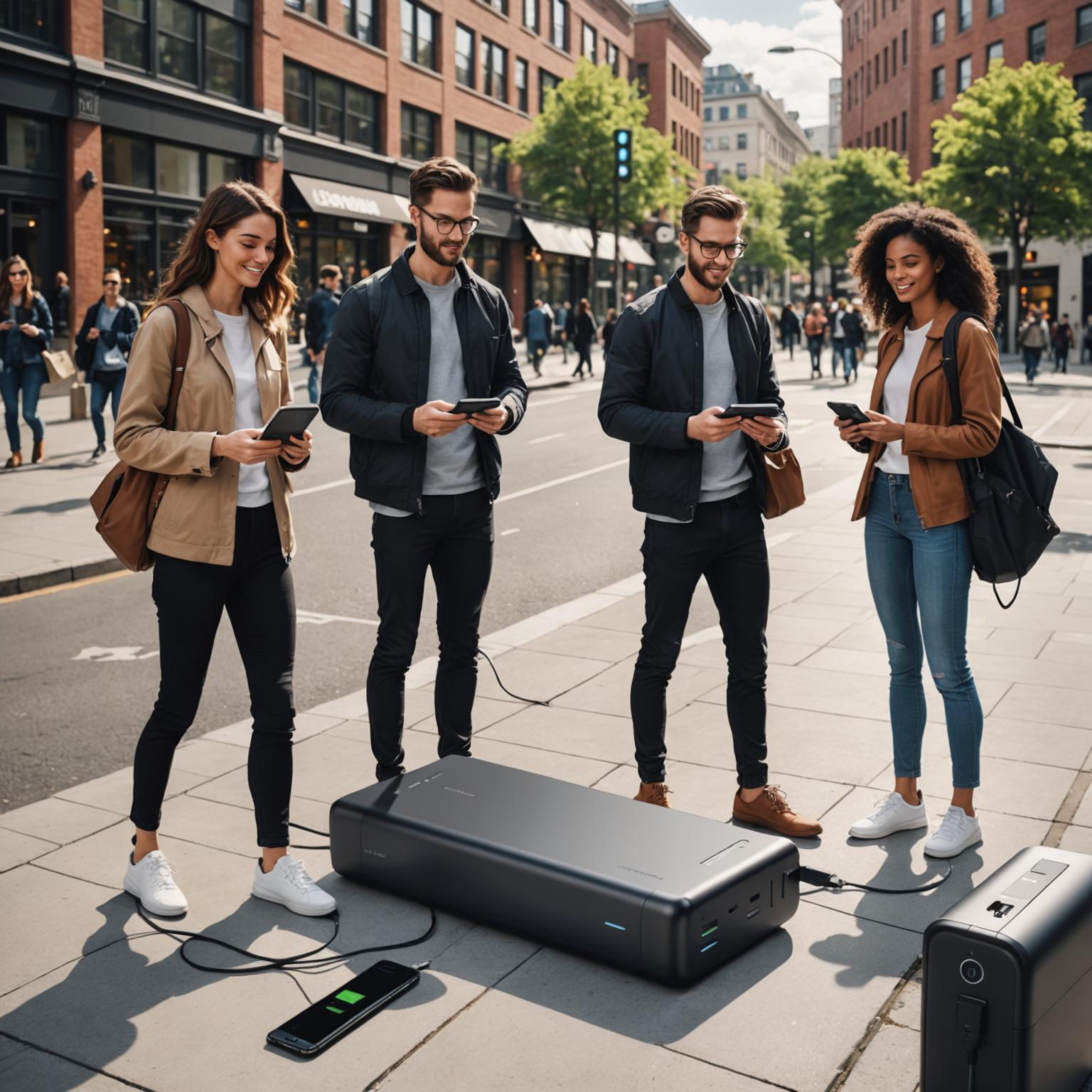 power bank fast charging power bank power bank with built-in cable phone power bank