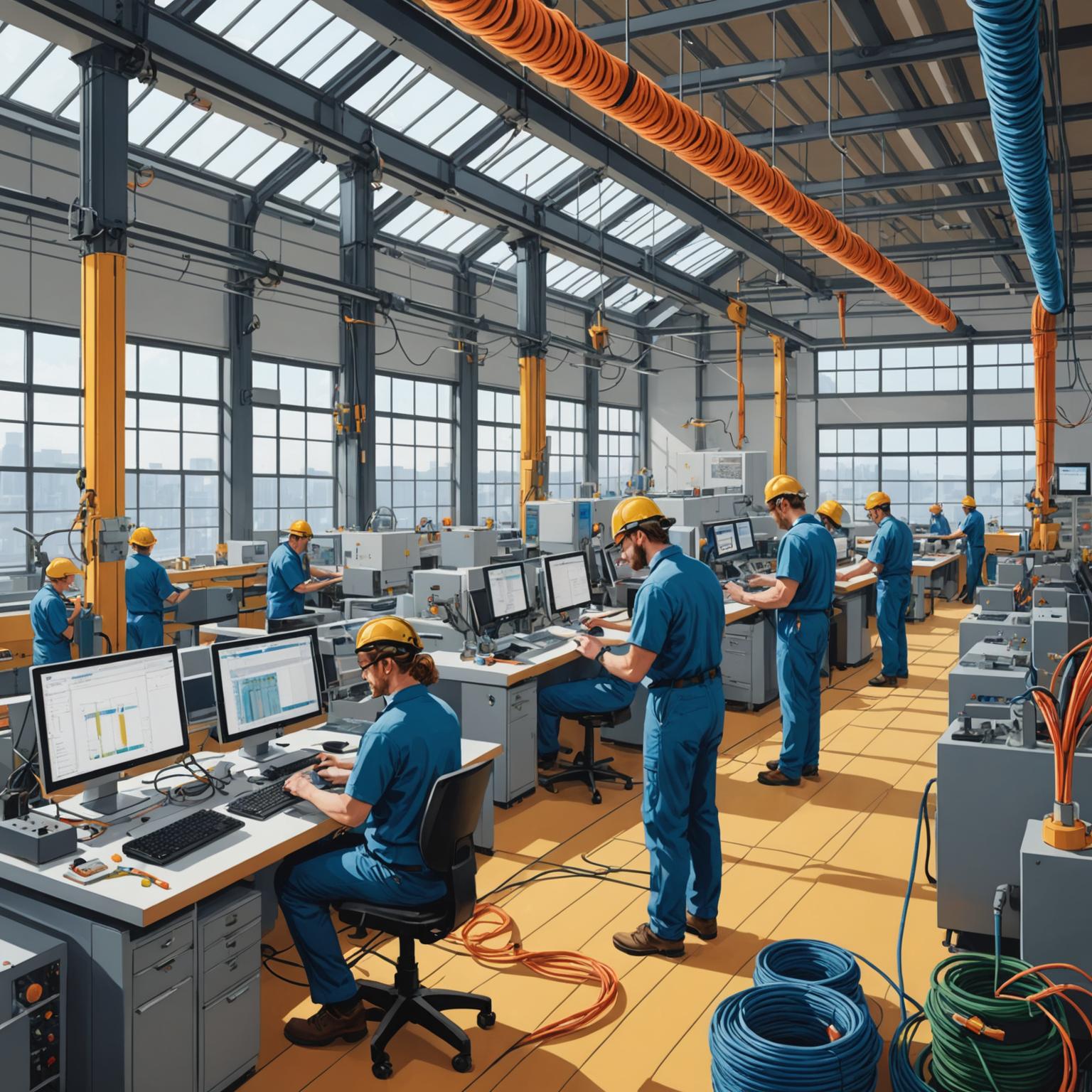 data cable factory data cable production Ethernet cables factory