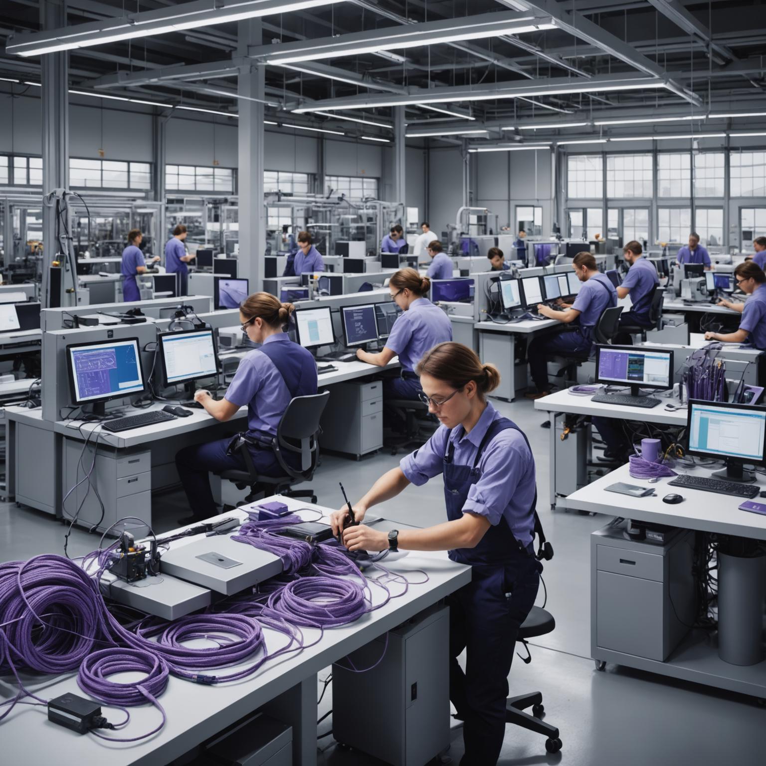 data cable factory data cable production Ethernet cables factory