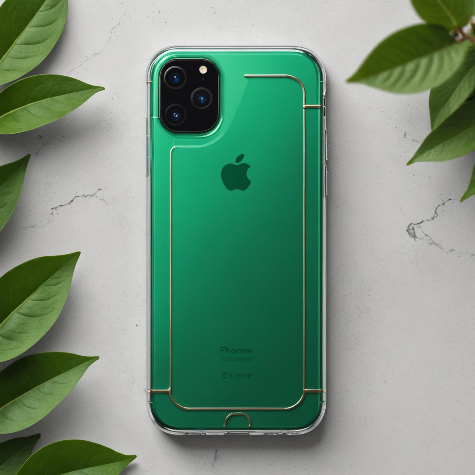 green phone cover green smartphone cover sustainable phone cover