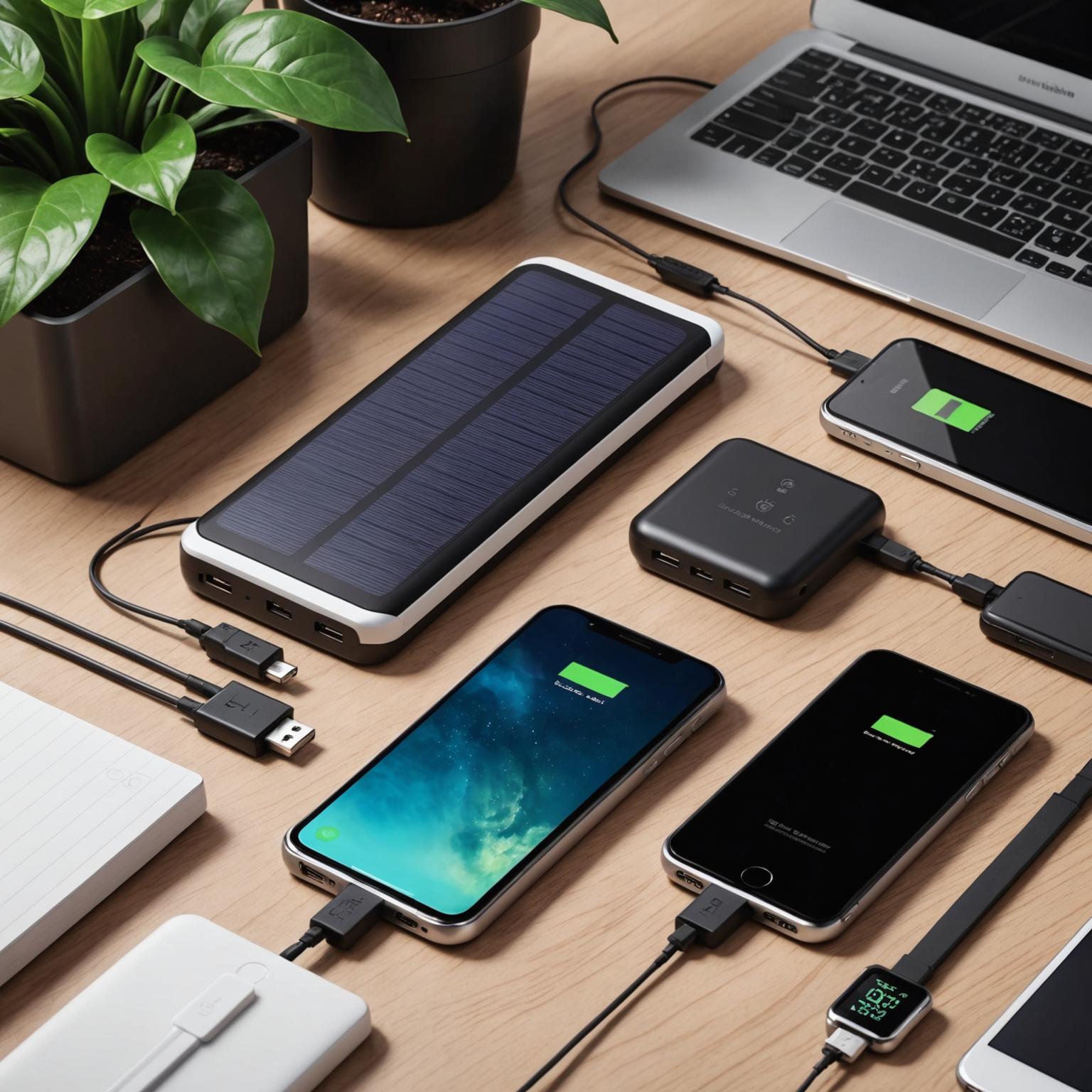 power bank external battery solar power bank
