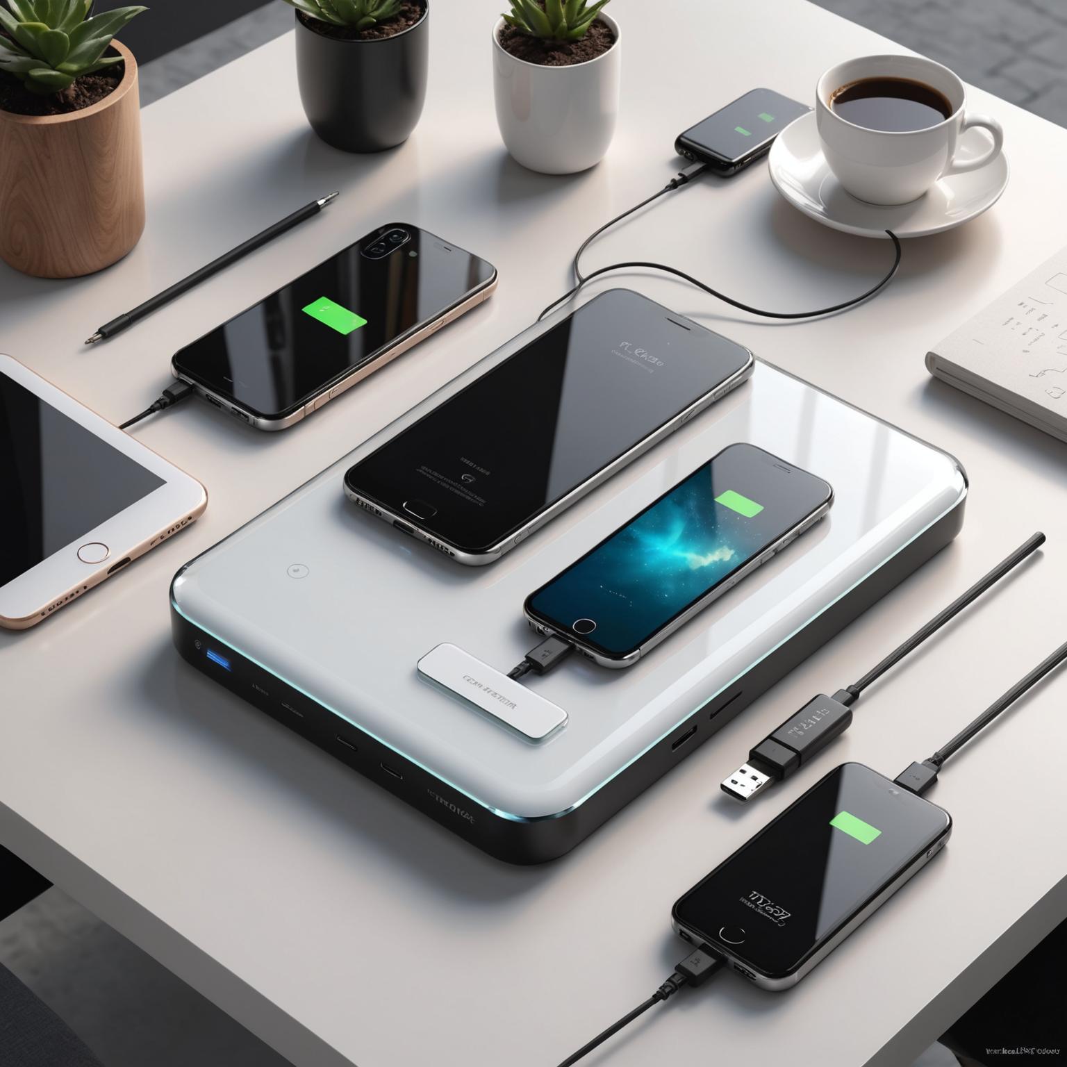 glass power bank wireless glass power bank