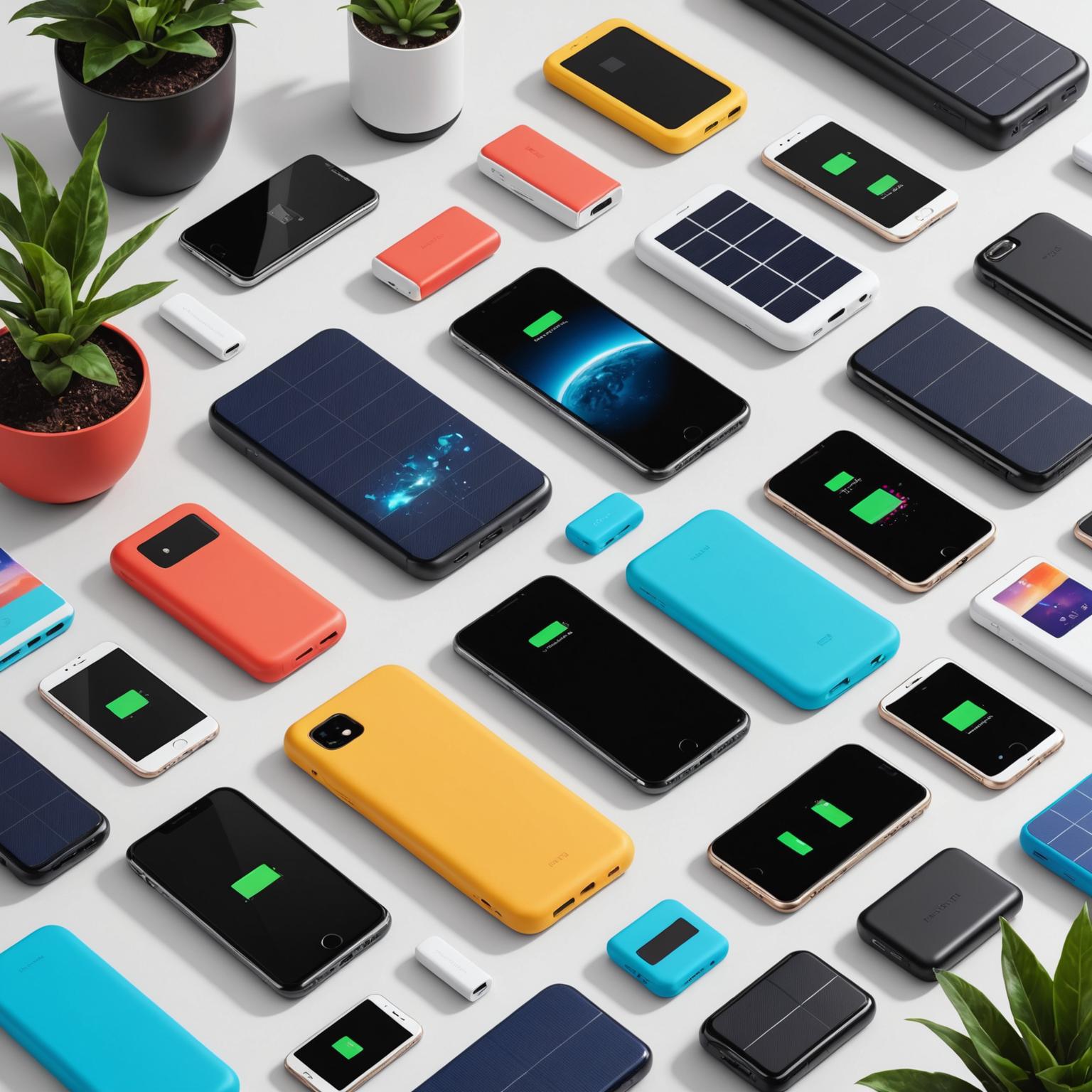 power bank external battery solar power bank