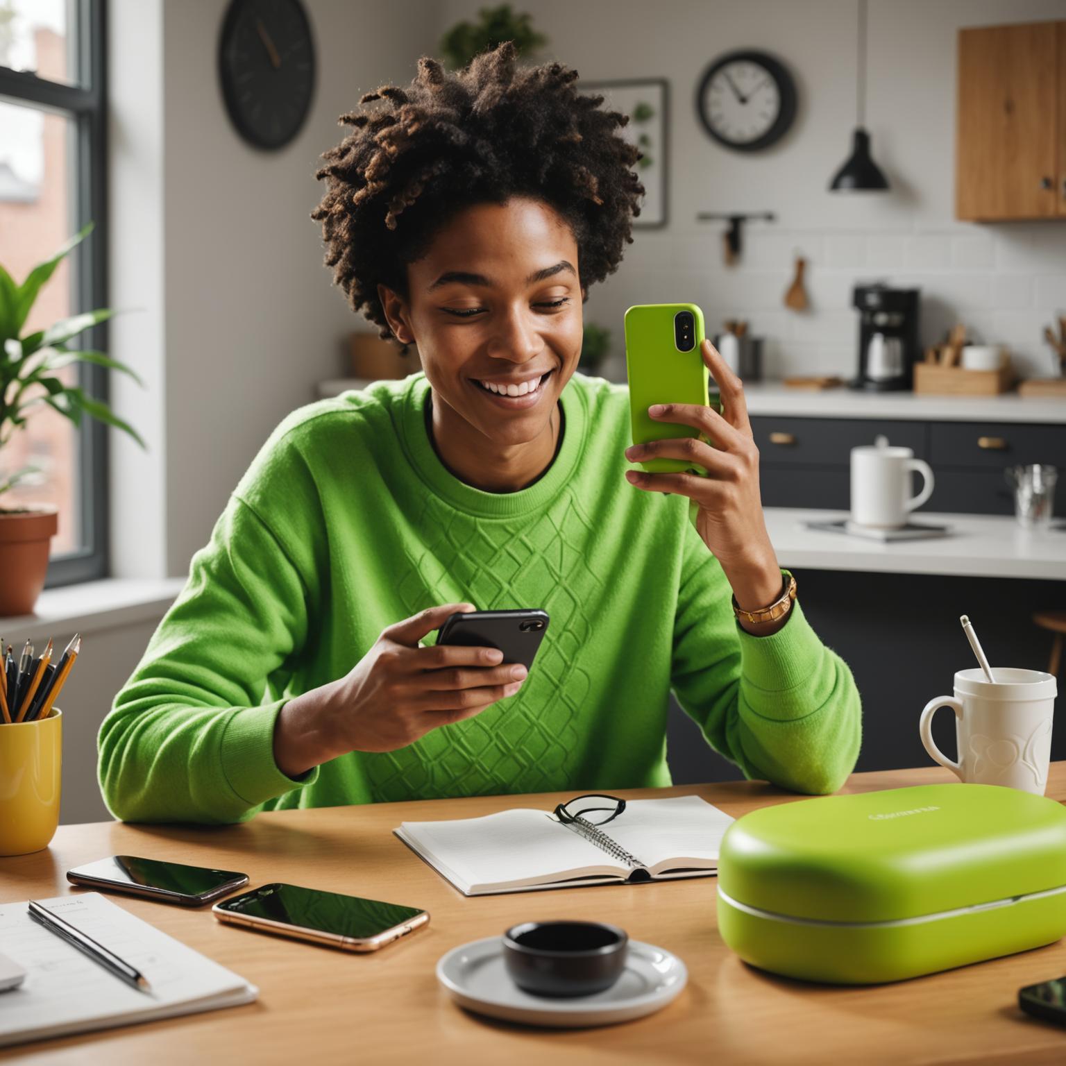 green phone cover green smartphone cover sustainable phone cover