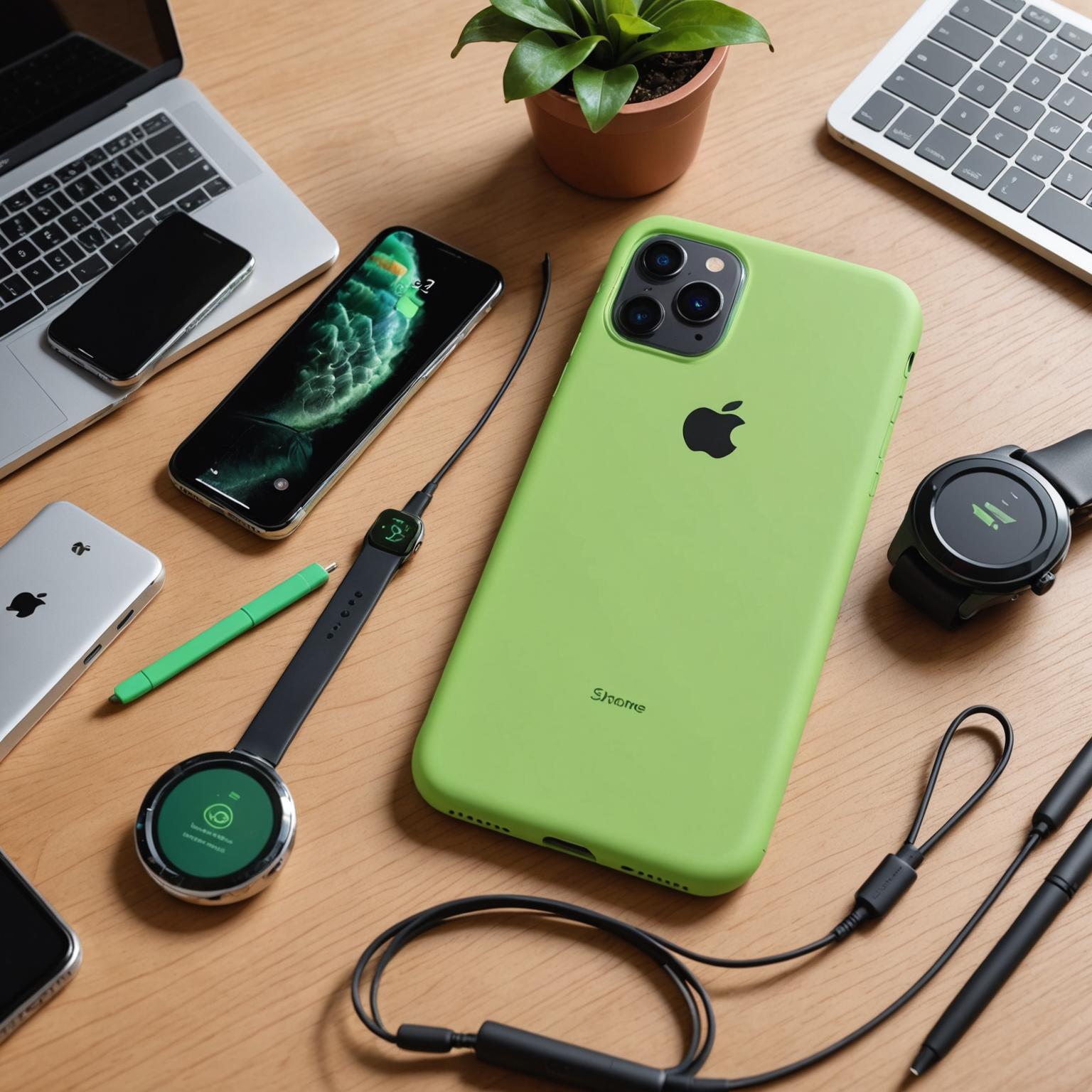 green phone cover green smartphone cover sustainable phone cover